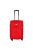 Ormi Zenit piros 4 kerekű közepes bőrönd