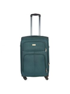 Ormi Zenit zöld 4 kerekű közepes bőrönd