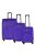 Ormi Zenit lila 4 kerekű 3 részes bőrönd szett