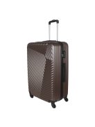 Rhino Bag Barcelona barna 4 kerekű nagy bőrönd