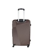 Rhino Bag Barcelona barna 4 kerekű nagy bőrönd