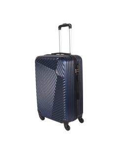 Rhino Bag Barcelona kék 4 kerekű közepes bőrönd