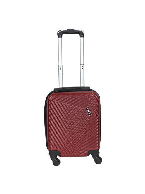 Rhino Bag Barcelona bordó 4 kerekű kicsi kabinbőrönd 46cm
