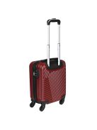 Rhino Bag Barcelona bordó 4 kerekű kicsi kabinbőrönd 46cm