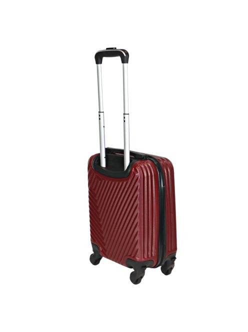 Rhino Bag Barcelona bordó 4 kerekű kicsi kabinbőrönd 46cm