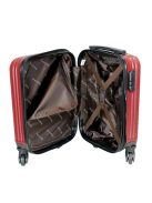Rhino Bag Barcelona bordó 4 kerekű kicsi kabinbőrönd 46cm