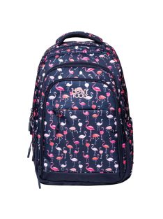   Heavy Tools Ehatan25 kék flamingós laptoptartós hátizsák 15,6"