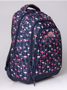   Heavy Tools Ehatan25 kék flamingós laptoptartós hátizsák 15,6"