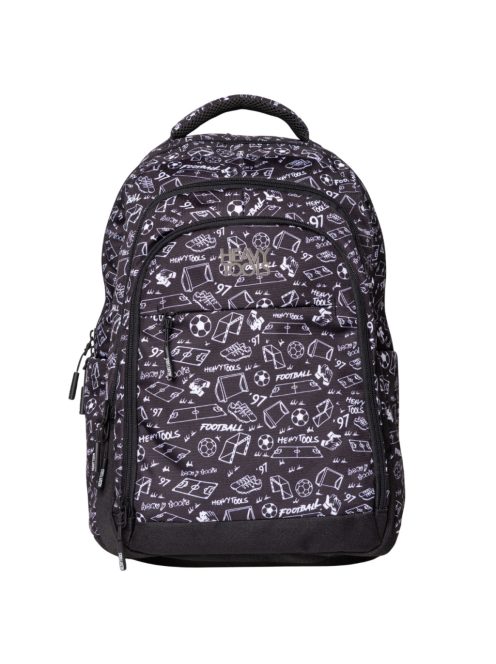 Heavy Tools Ehatan25 fekete focis laptoptartós hátizsák 15,6"