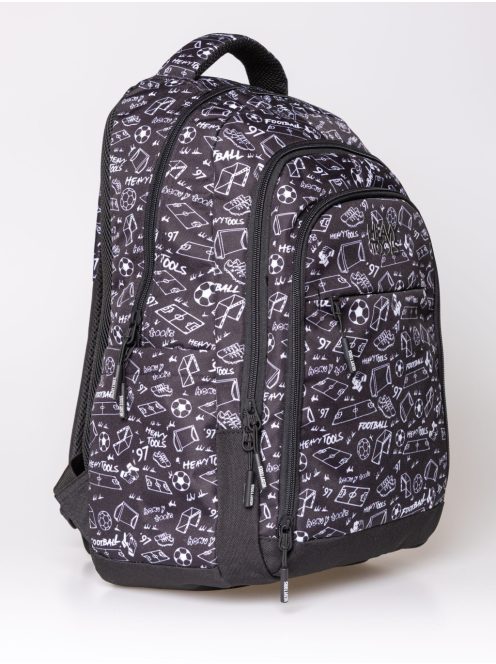 Heavy Tools Ehatan25 fekete focis laptoptartós hátizsák 15,6"