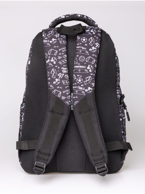 Heavy Tools Ehatan25 fekete focis laptoptartós hátizsák 15,6"