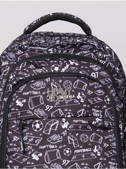 Heavy Tools Ehatan25 fekete focis laptoptartós hátizsák 15,6"