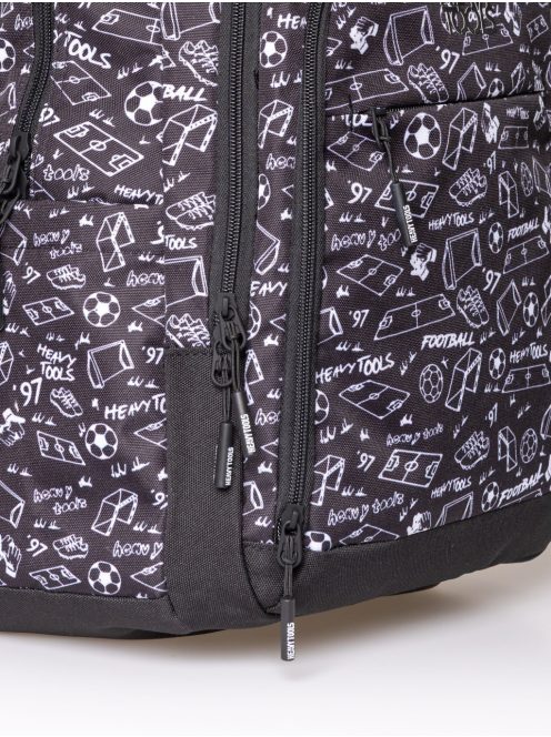 Heavy Tools Ehatan25 fekete focis laptoptartós hátizsák 15,6"