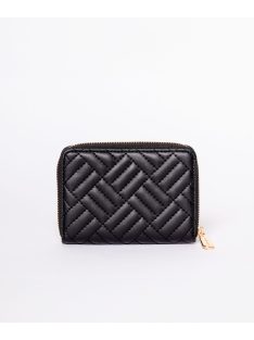 Heavy Tools Encia fekete steppelt női pénztárca