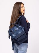 Heavy Tools Estok25 kék pöttyös női hátizsák