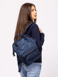 Heavy Tools Estok25 kék pöttyös női hátizsák