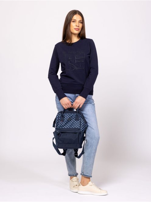 Heavy Tools Estok25 kék pöttyös női hátizsák