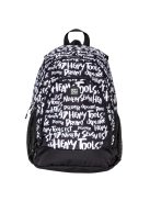 Heavy Tools Ettie25 fekete-fehér mintás hátizsák