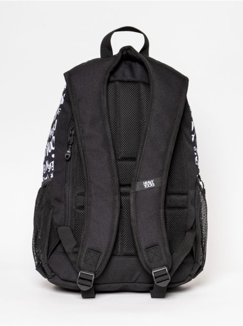 Heavy Tools Ettie25 fekete-fehér mintás hátizsák