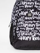 Heavy Tools Ettie25 fekete-fehér mintás hátizsák