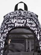 Heavy Tools Ettie25 fekete-fehér mintás hátizsák