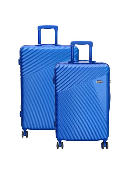 Beagles Marbella jégkék 4 kerekű közepes bőrönd és nagy bőrönd