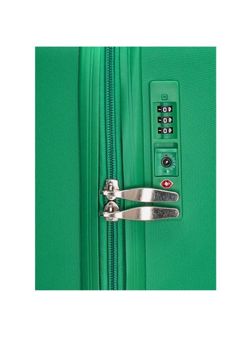 Beagles Marbella világoszöld 4 kerekű közepes bőrönd és nagy bőrönd