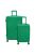 Beagles Marbella világoszöld 4 kerekű kabinbőrönd és nagy bőrönd
