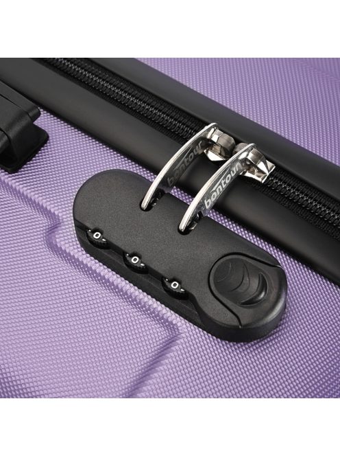 Bontour Vertical lila 4 kerekű nagy bőrönd