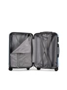 Bontour Vertical jégkék 4 kerekű közepes bőrönd