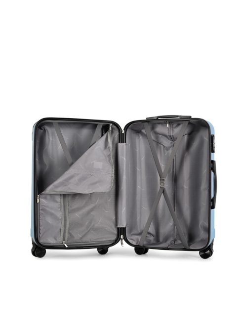 Bontour Vertical jégkék 4 kerekű közepes bőrönd