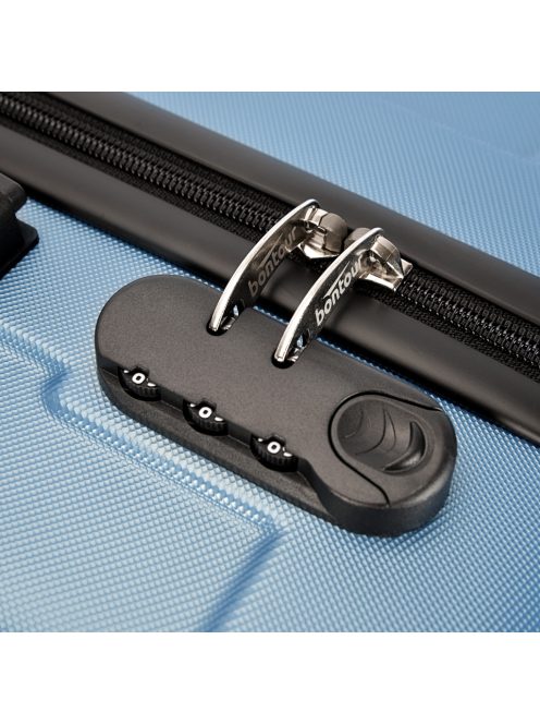 Bontour Vertical jégkék 4 kerekű közepes bőrönd