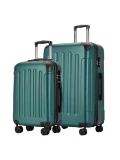   Bontour Vertical zöld 4 kerekű kabinbőrönd és nagy bőrönd